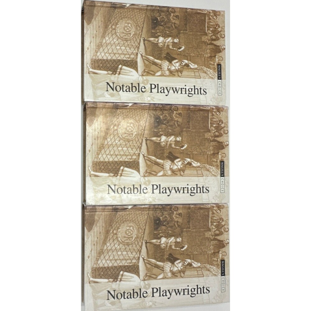 Magill's Choice Notable Playwrights Reference Salem Press Drama Theater Book